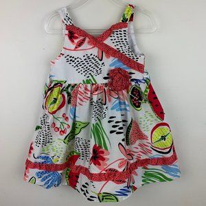 Fruit & Floral Print Marmellata Classics Dress